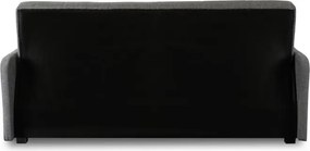 Sofa z Funkcją Spania ARIA Wersalka Rozkładana Dwuosobowa Szara Nowoczesna do Salonu