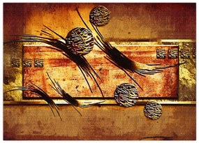 Obraz na szkle abstrakcji (70x50 cm)