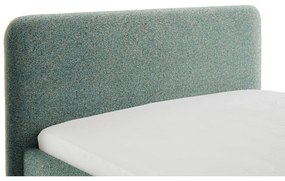 Ciemnozielone tapicerowane łóżko dwuosobowe bez stelaża 180x200 cm Primo – Meise Möbel