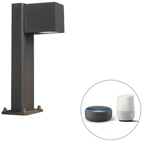 Zewnetrzna Inteligentna stojąca lampa zewnętrzna antracytowa 30 cm IP44 z Wifi GU10 - Baleno Nowoczesny Oswietlenie zewnetrzne