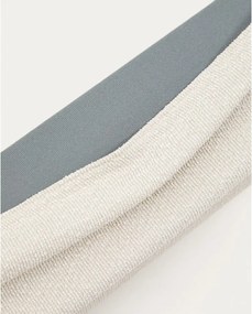 Beżowe tapicerowane łóżko jednoosobowe bez stelaża 90x200 cm Martina – Kave Home