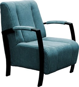 Nowoczesny fotel Looft w kolorze niebieskim-ponadczasowy styl