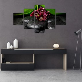 Obraz - Kamienie lawy (125x70 cm)