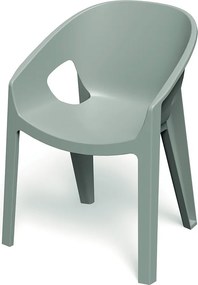 Plastikowe krzesło do ogrodu Premo Six z podłokietnikami