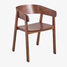 Zestaw 2 Krzeseł Do Jadalni Olsen Wooden Ciemna Czerń & Ciemna Czerń - Sklum