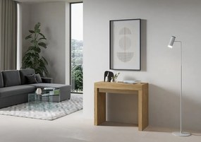 Konsola rozkładana 90x40/196 cm Roxell Small Dąb naturalny