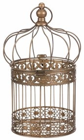 Zestaw metalowych klatek Vask 2 szt., miedziane