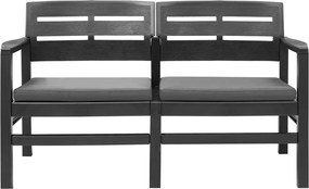 Ławka dwuosobowa z poduszkami Nikita