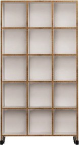 Regał na książki – 90 x 165,5 x 25 cm – Dąb – Płyta wiórowa pokryta melaminą