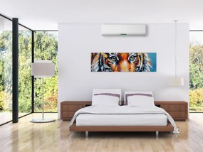 Obraz - Widok tygrysa, obraz (170x50 cm)