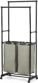 Stojak z miejscem do przechowywania GD-176 BK, plastik, czarny