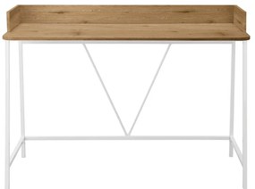 Biurko z blatem w dekorze dębu 50x120 cm Savona – Støraa