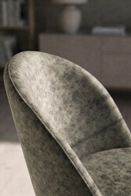 Czarne krzeso Teok w stylu vintage ze sztucznej skóry