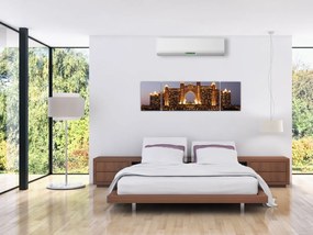 Obraz budowy w Dubaju (170x50 cm)