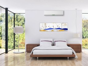 Obraz - Złote Góry (170x50 cm)