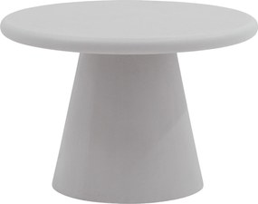Stolik kawowy okrągły Clav 60 cm - jasny szary