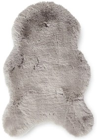 Jasnoszara syntetyczna skóra 60x90 cm Super Teddy – Think Rugs