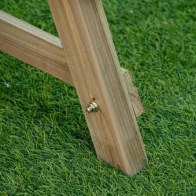 Outsunny drewniany stojak na kwiaty w formie schodów idealny do dekoracji ogrodu i balkonu w kolorze zielonym | Aosom PL