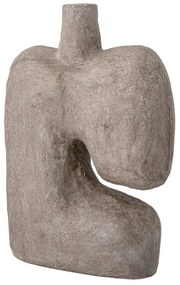 Szary dekoracyjny papierowy wazon Bloomingville Banael, wys. 36 cm