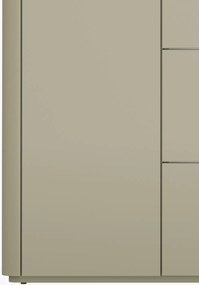 Komoda Elivo 150 cm z szufladami - eukaliptus / dąb baltic dune