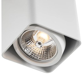 Designerski reflektor natynkowy biały GU10 70 mm obrotowy i przechylny - VoxDesignerski Oswietlenie wewnetrzne