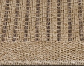 Dywan uniwersalny Pasy beżowo-antracytowy 280 cm x 370 cm