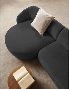 Narożnik NOBO Lewostronny system modułowy tkanina DressME 18 Szary