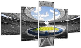 Obraz - stadion piłkarski (125x70 cm)