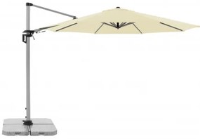ACTIVE 370 cm - wahadłowy parasol ogrodowy z drążkiem bocznym : Substancja Desen - 820