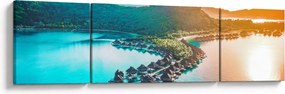 Obraz - Bora Bora (170x50 cm)