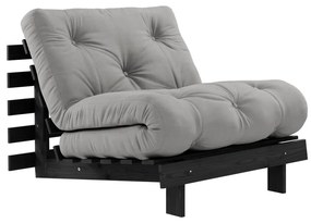 Szary fotel Roots Black Night – Karup Design