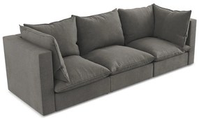 Ciemnoszara sofa 255 cm Manao – Makamii