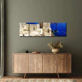 Obraz - Santorini, Grecja (170x50 cm)