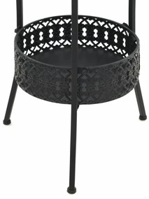 Metalowy okrągły stolik na taras C9-M74