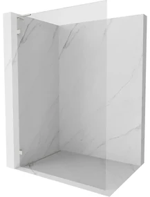 Mexen Lunar L ścianka prysznicowa Walk-in lewa 120 x 200 cm, transparent 8 mm, nikiel szczotkowany - 830L-120-000-97-00-L