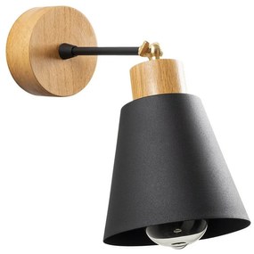 Kinkiet lampa ścienna Manavgat - N-610, czarny