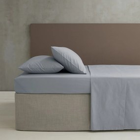 Szare prześcieradło z perkalu 230x260 cm Easy Iron Percale – Catherine Lansfield