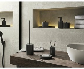 GEDY BR8014 Brenda Dozownik mydła stojący, czarny mat