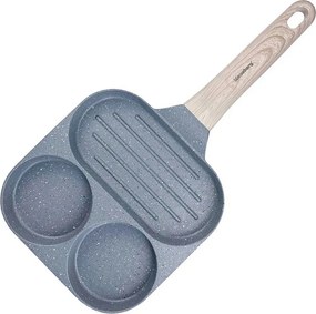Szara Marmurkowa Patelnia Do Jajek F8-S50