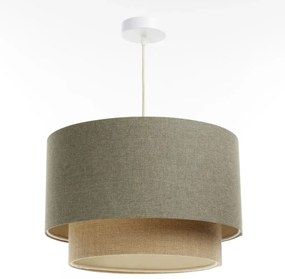 Lampa wisząca ERUTAN DOUBLE 50 zielona/beżowa BPS KONCEPT