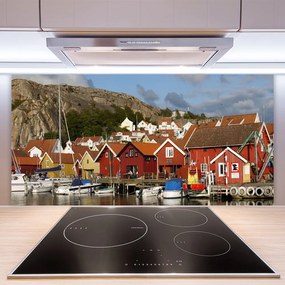 Panel nad blat kuchenny Panorama Nocnej Metropolii