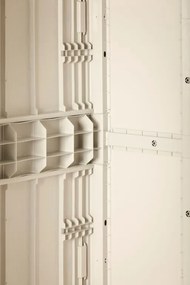 STORA WAY HIGH plastikowa szafa ogrodowa, beżowa