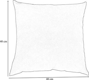 Poszewka na poduszkę dekoracyjna : Kolor tkaniny - VELVET - MG15, Rozmiar - 40x40, Typ tkaniny - Velvet