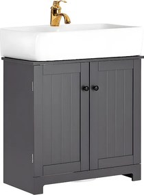 Szafka pod umywalkę Łazienkowa ciemnoszary BZR18-II-DG