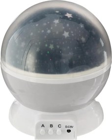 Atmosphera - LED projektor dziecięcy 3xAA szary