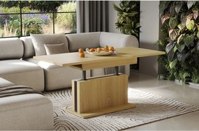 Ława rozkładana podnoszona SOLARIS 110(170)x65 dąb natura