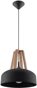 Czarna industrialna lampa wisząca - EX516 T0-R82
