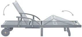 Zielony leżak ogrodowy R3-H78