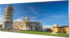 Panel Kuchenny Szklany Krzywa Wieża w Pizie i Katedra