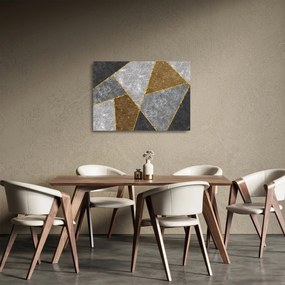 Obraz na szkle - Imitacja materiałów (70x50 cm)